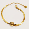 Bracelet Maille Clou et Cercle Vis Luxe