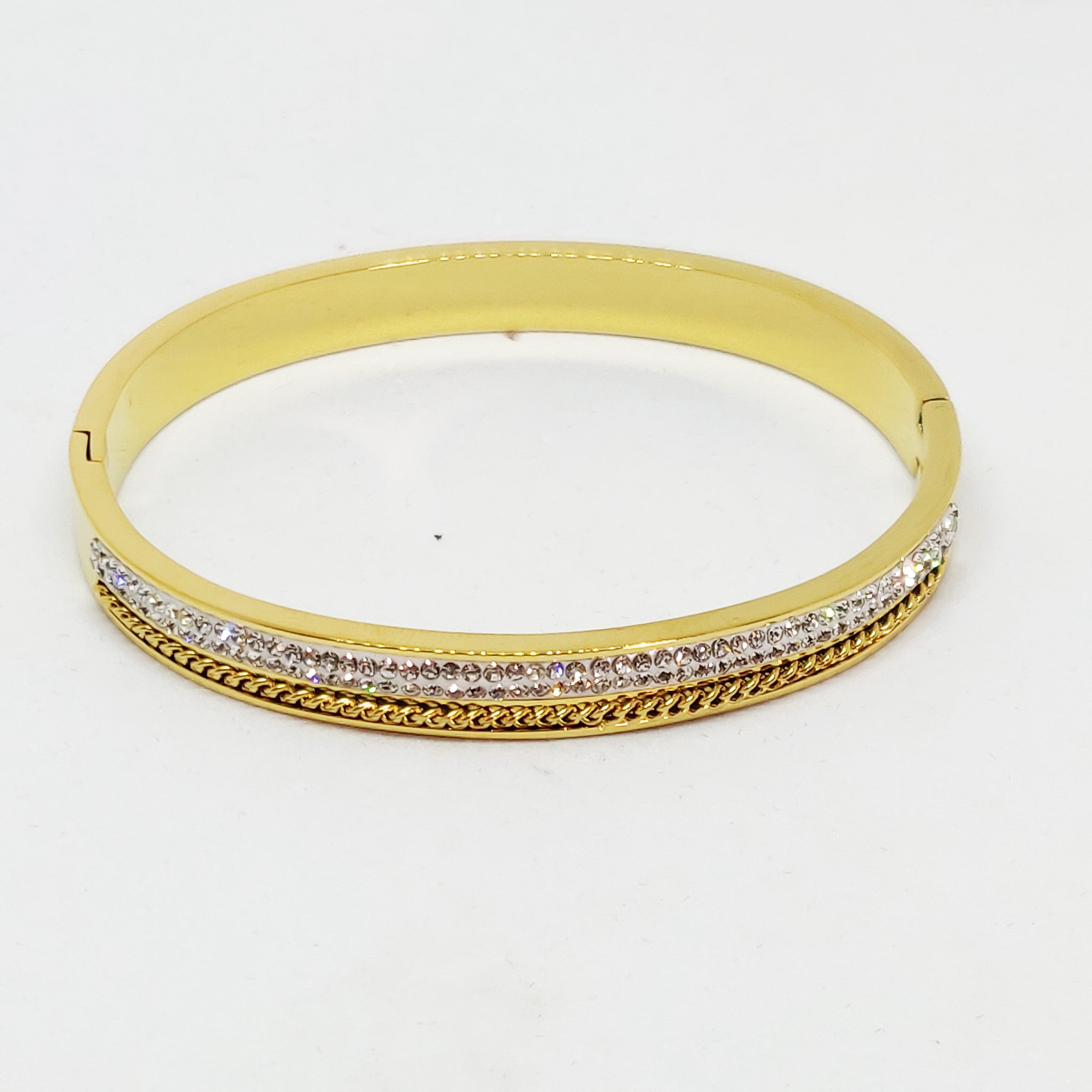 Bracelet Maille et Cristaux