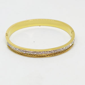 Bracelet Maille et Cristaux