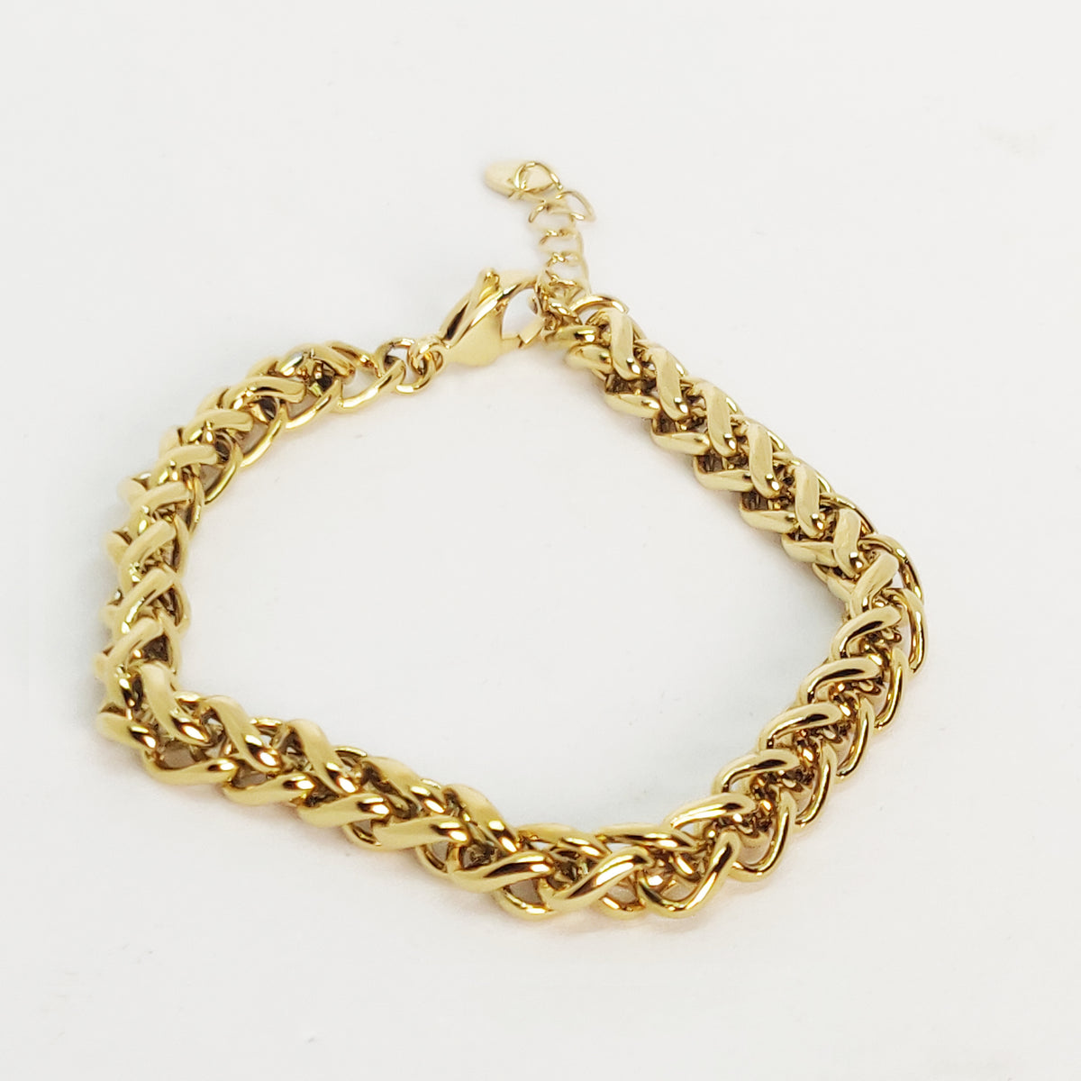 Bracelet Maille Torsade Épais