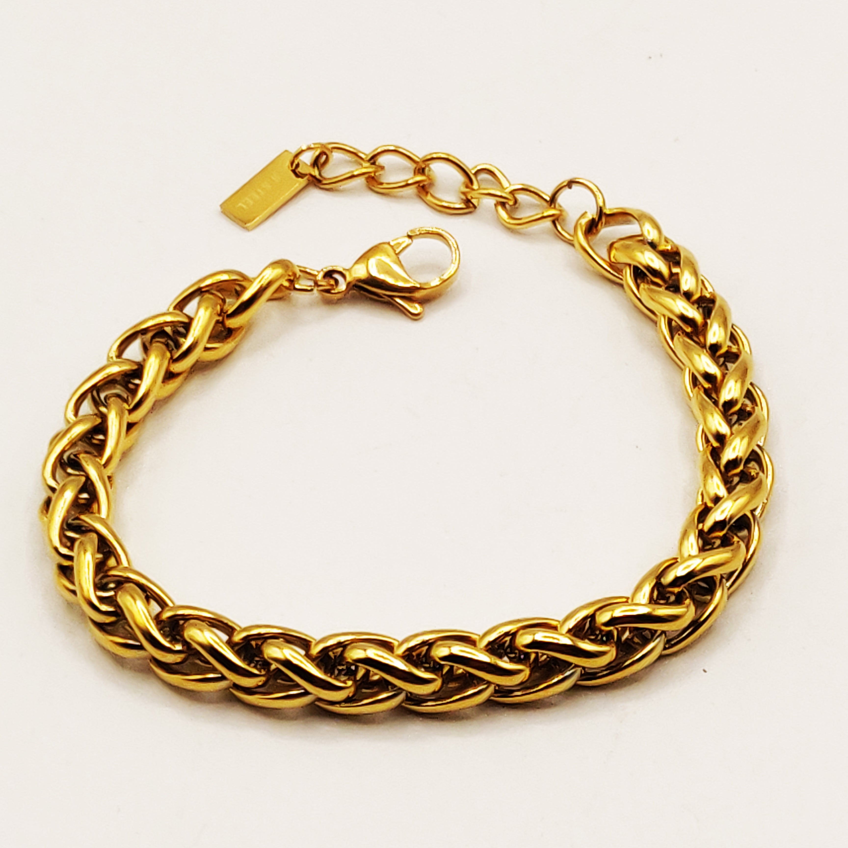 Bracelet Maille Torsade Large Luxe