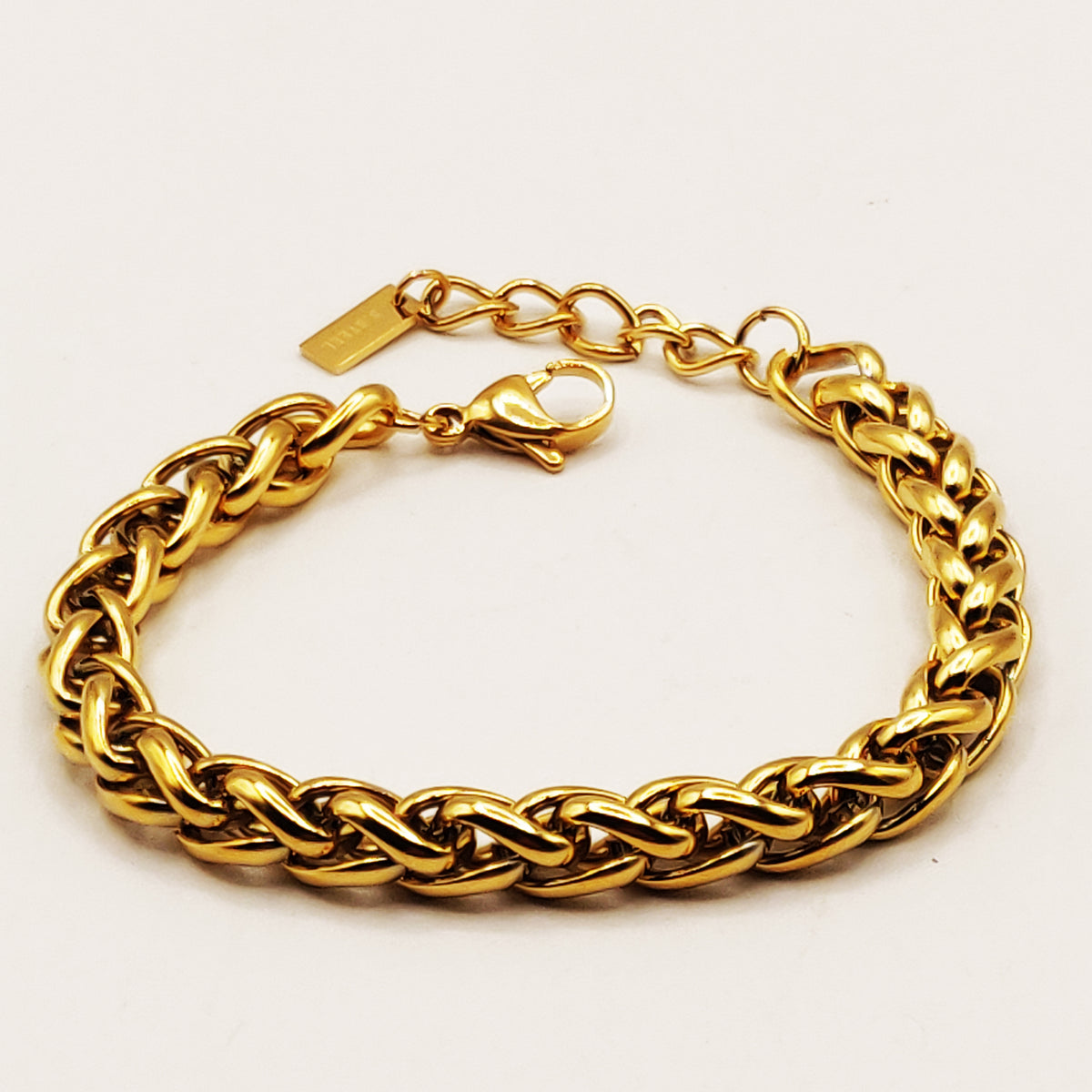 Bracelet Maille Torsade Large Luxe