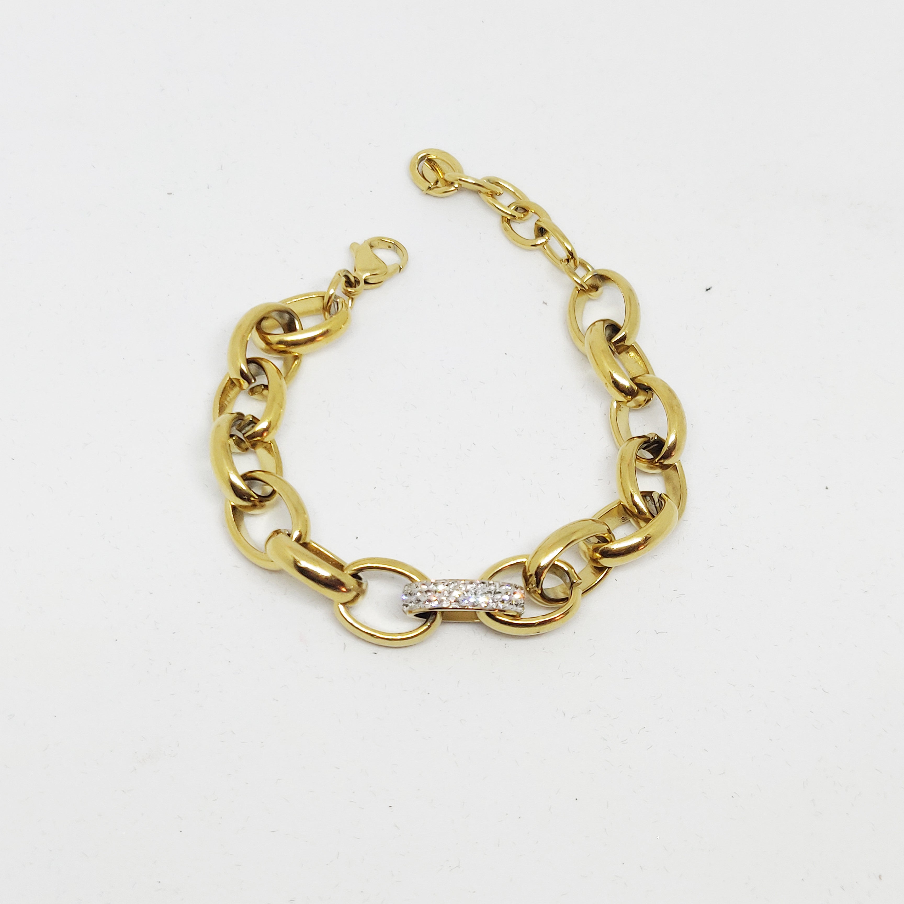 Bracelet Maillons Cristaux