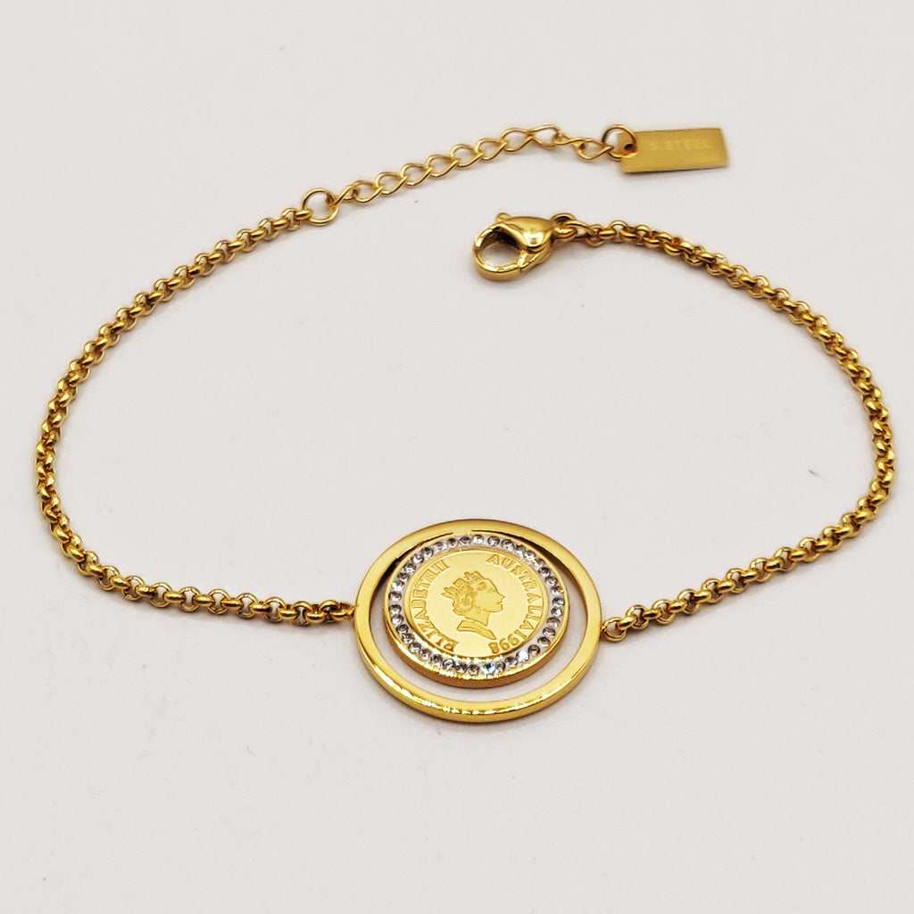 Bracelet Maillons Louise Triple Cercles Luxe