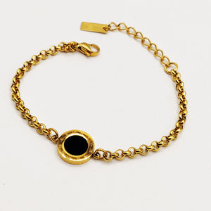 Bracelet Maillons Pendentif Romain Luxe