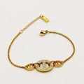 Bracelet Maillons Pendentifs CD Luxe