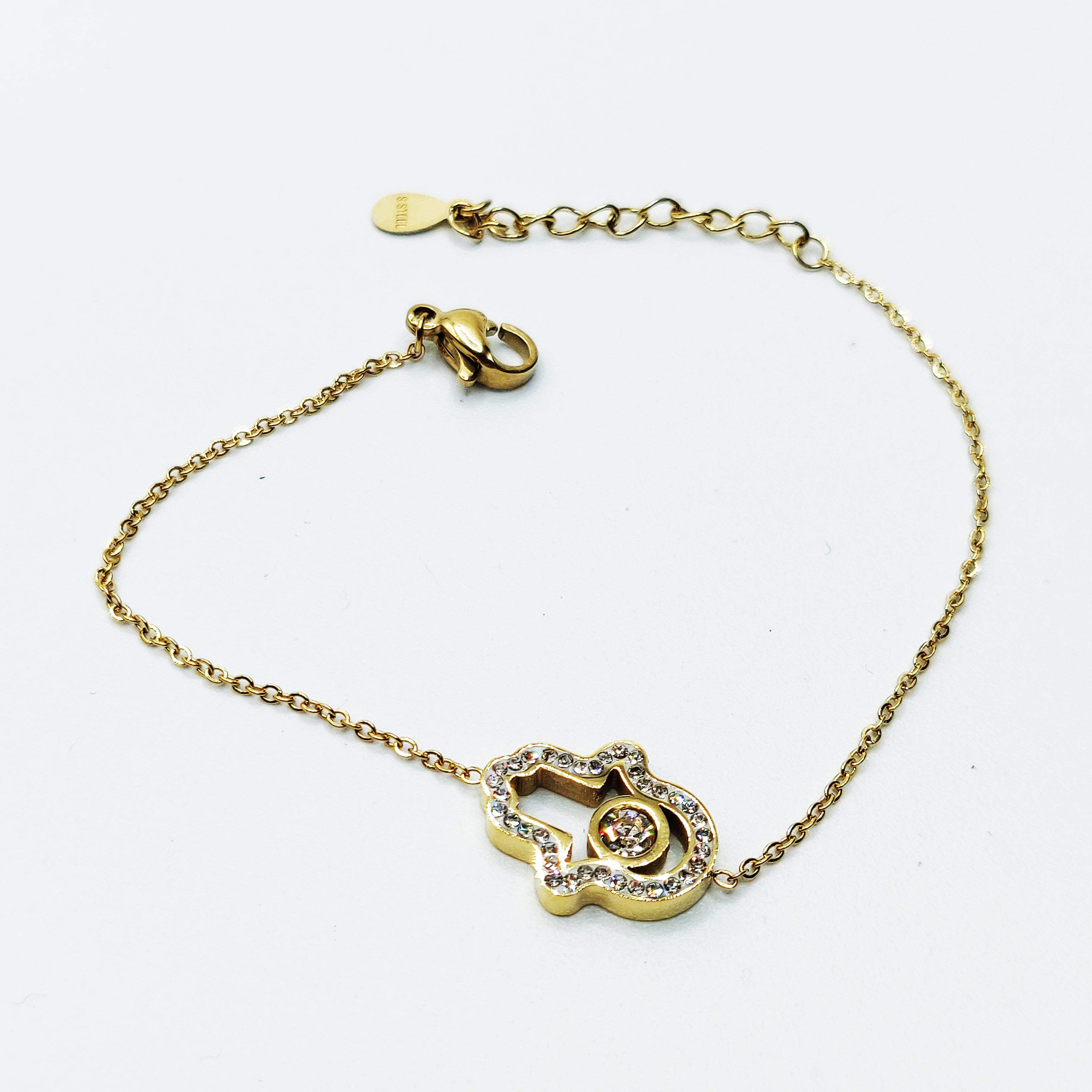 Bracelet Main de Fatma Tour Cristaux