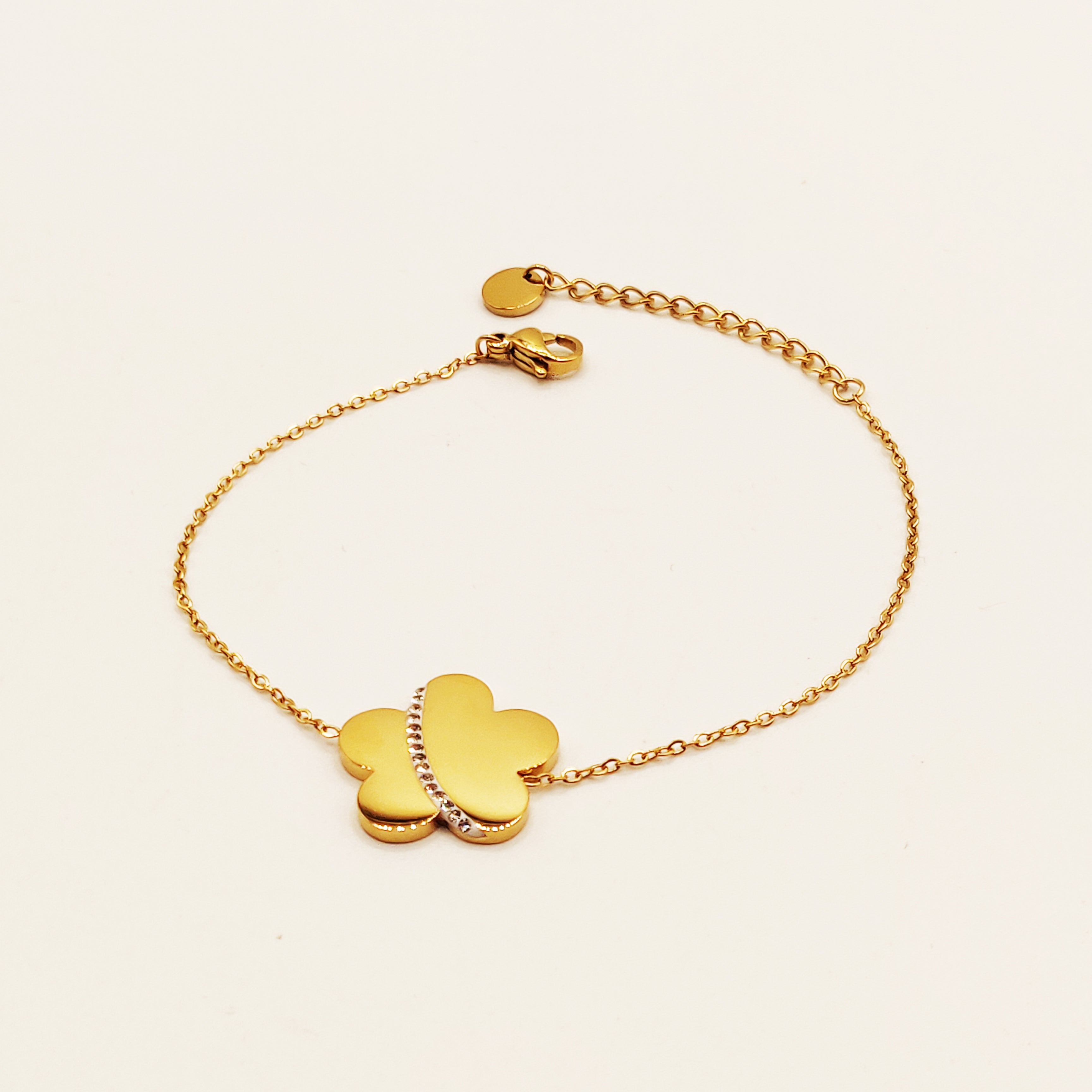 Bracelet Marguerite Ligne Cristaux Luxe