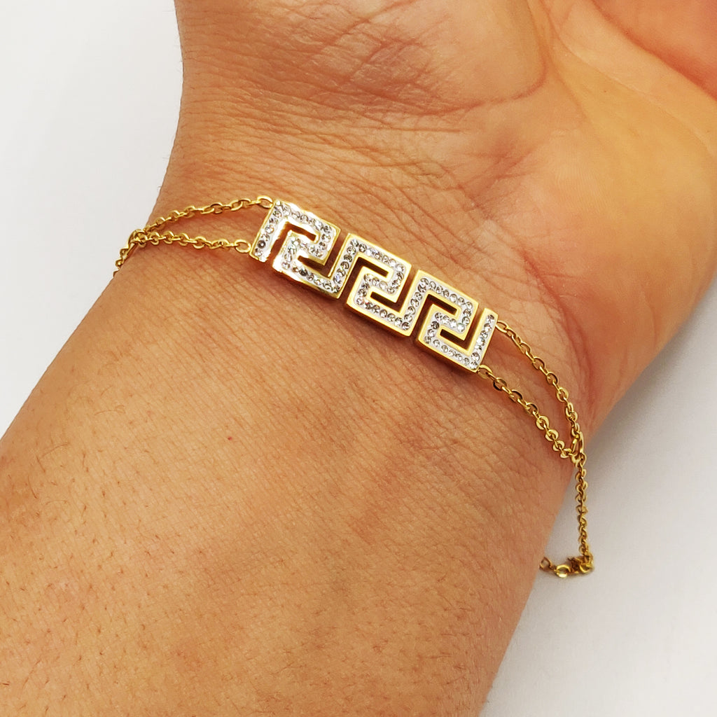 Bracelet Motif V Luxe