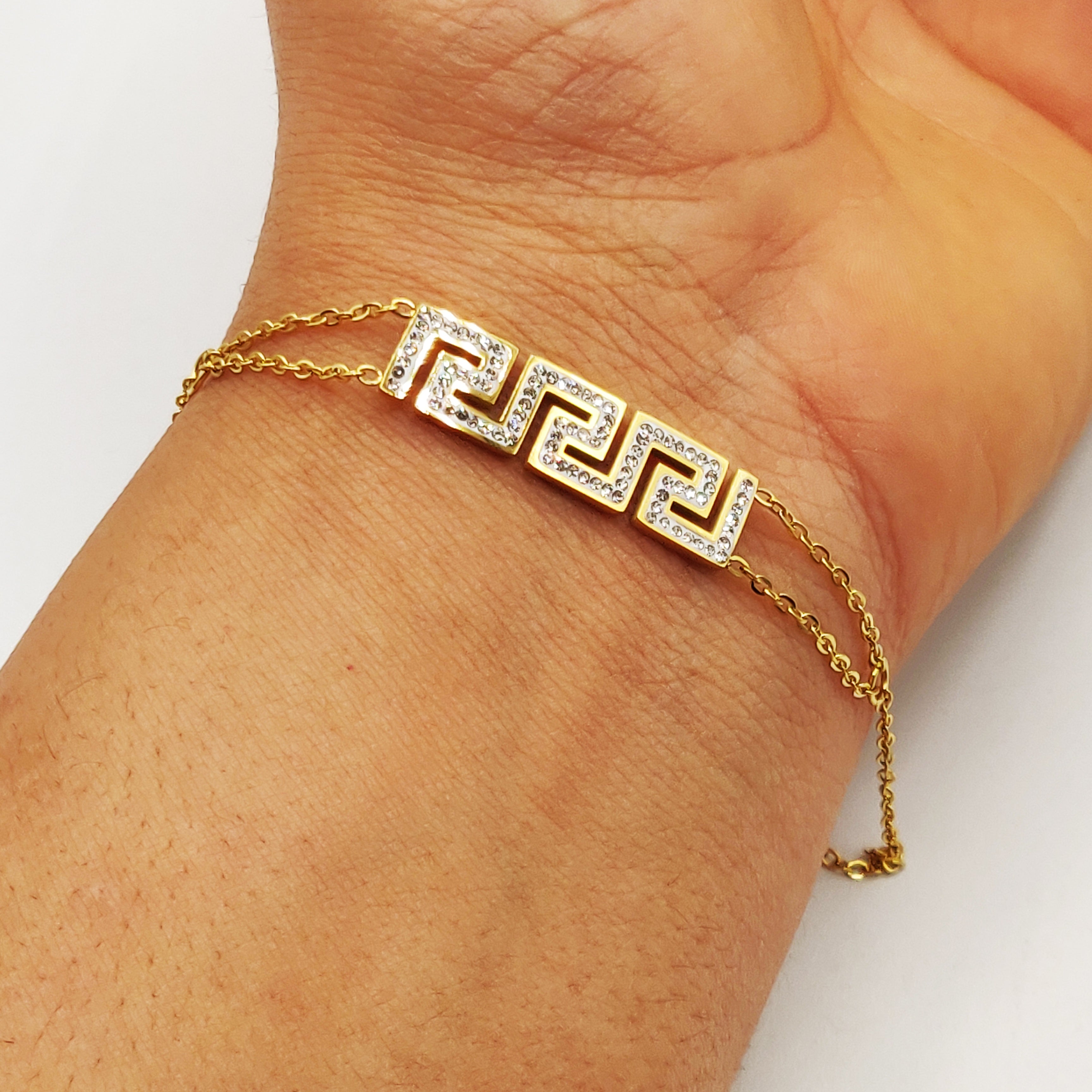 Bracelet Motif V Luxe