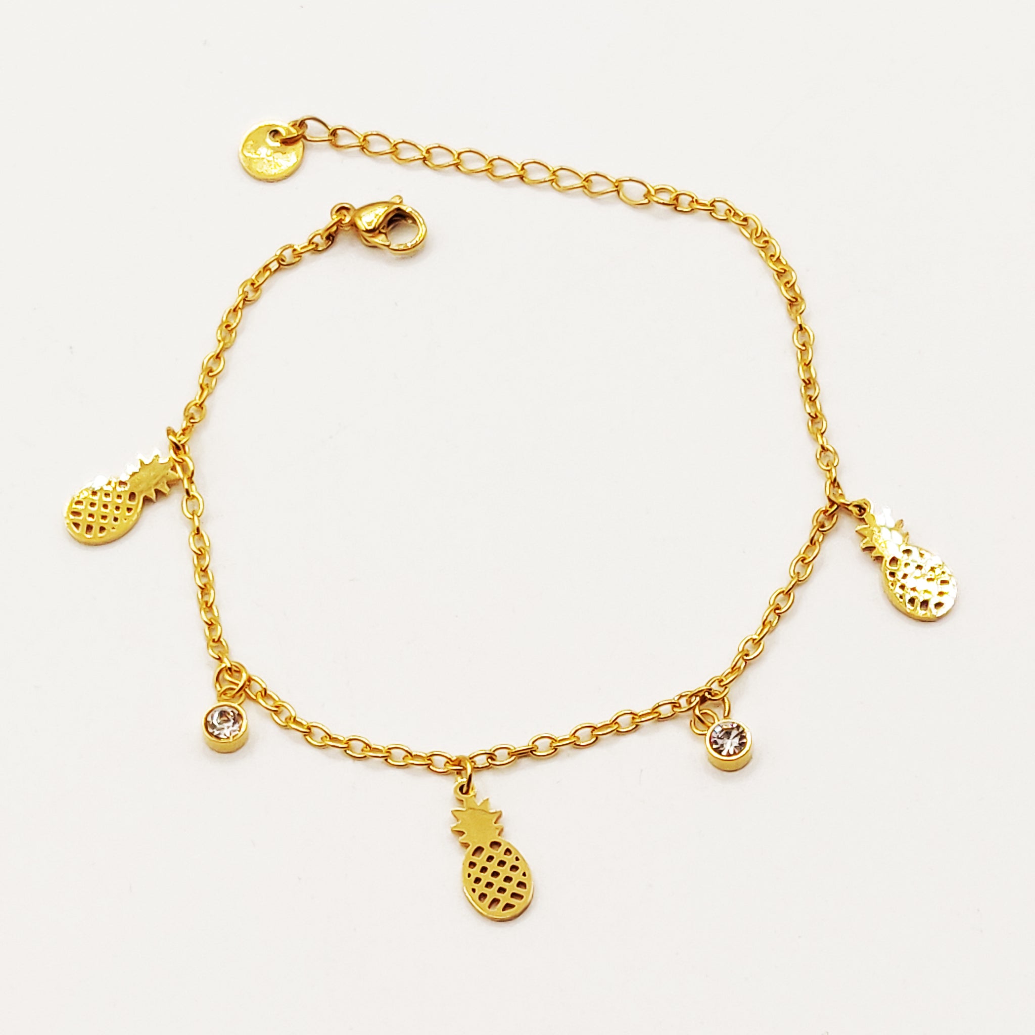 Bracelet Multi Ananas et Cristaux