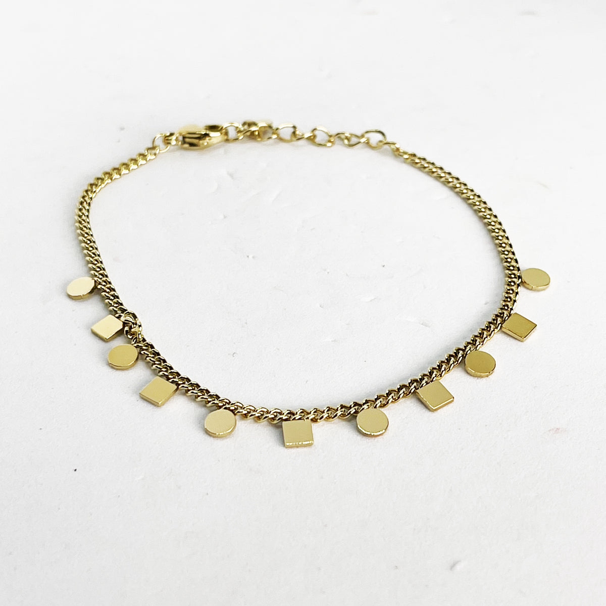 Bracelet Multi Cercles et Carrés