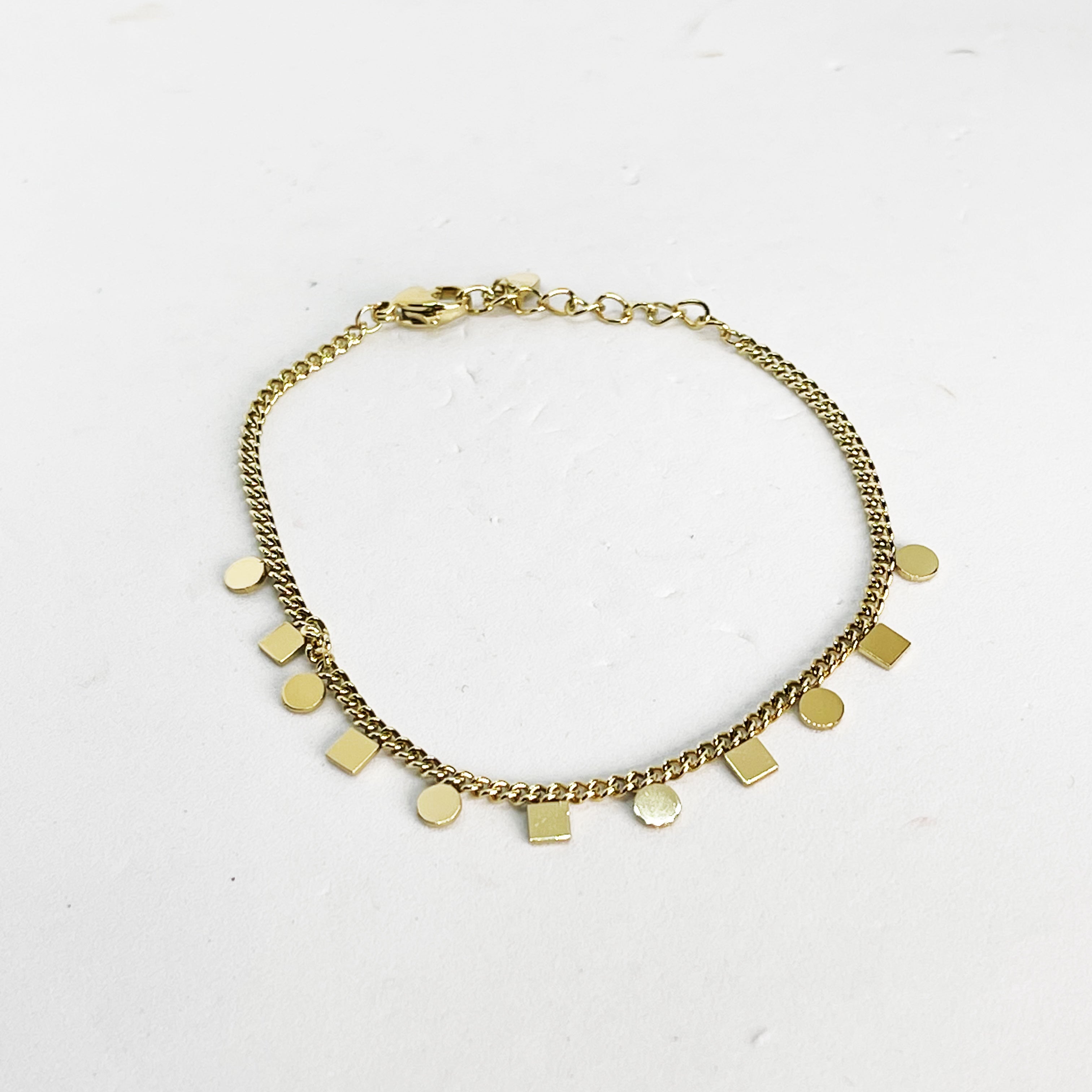 Bracelet Multi Cercles et Carrés