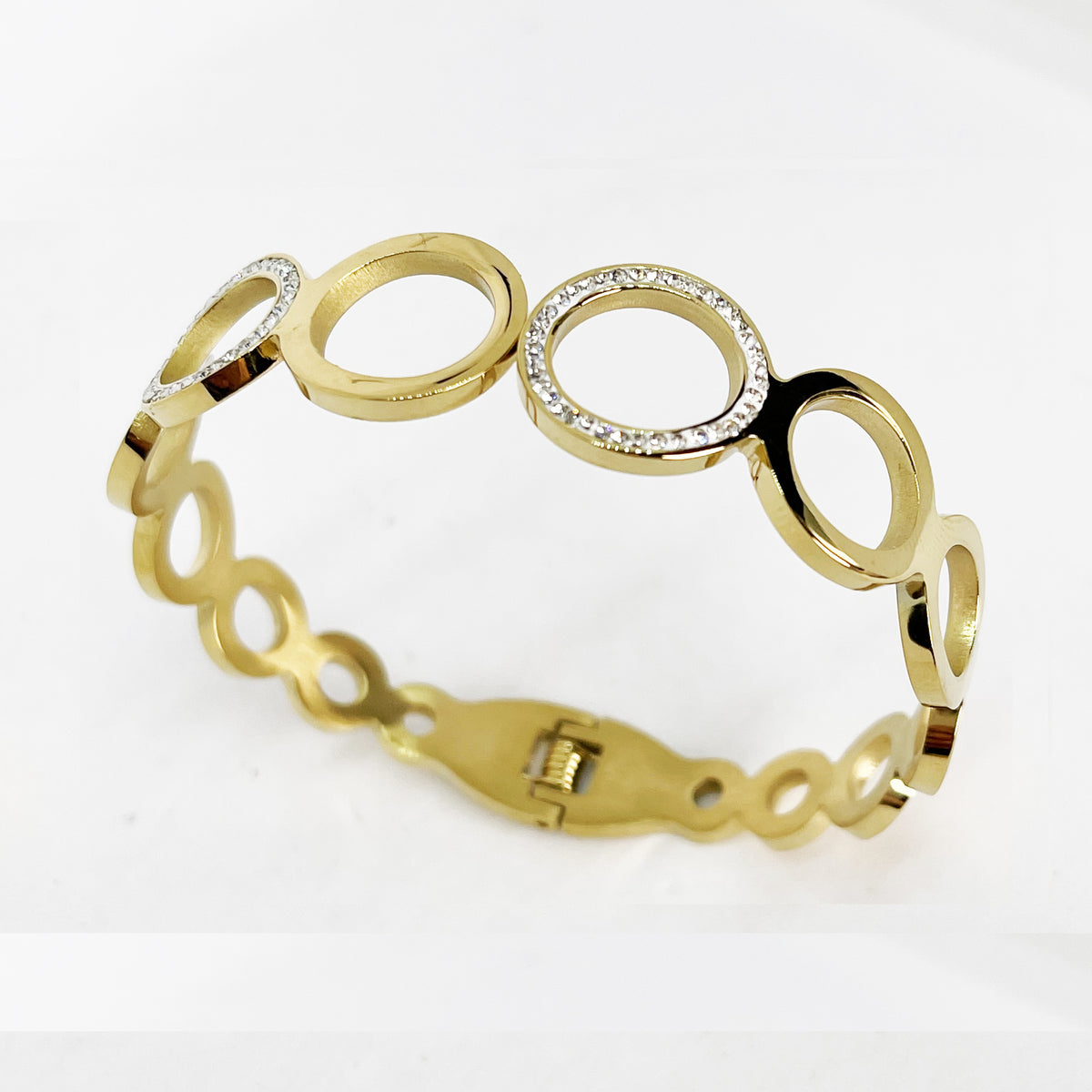 Bracelet Multi Cercles Cristaux