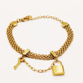 Bracelet Multi Chaînes Cadenas et Clé