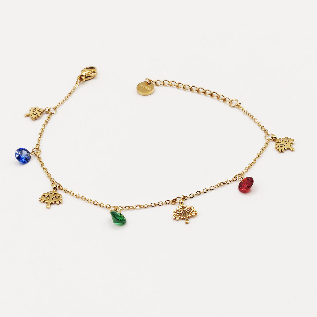 Bracelet Multi Eden et Cristaux Multicolores
