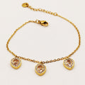 Bracelet Multi Gouttes Cristaux Luxe