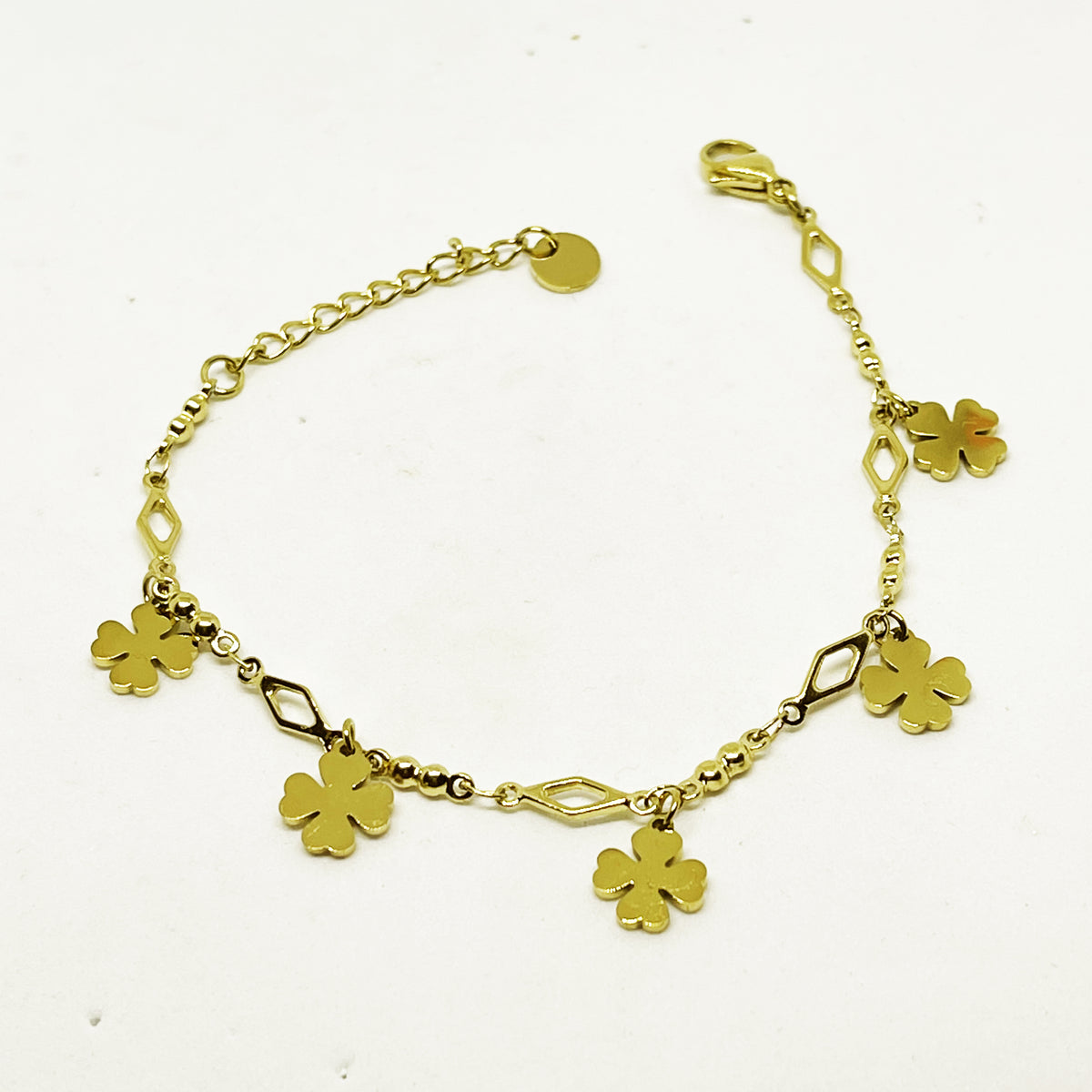 Bracelet Multi Trèfles à 4 Feuilles Simple