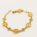 Bracelet Multi Trèfles et Étoiles Luxe
