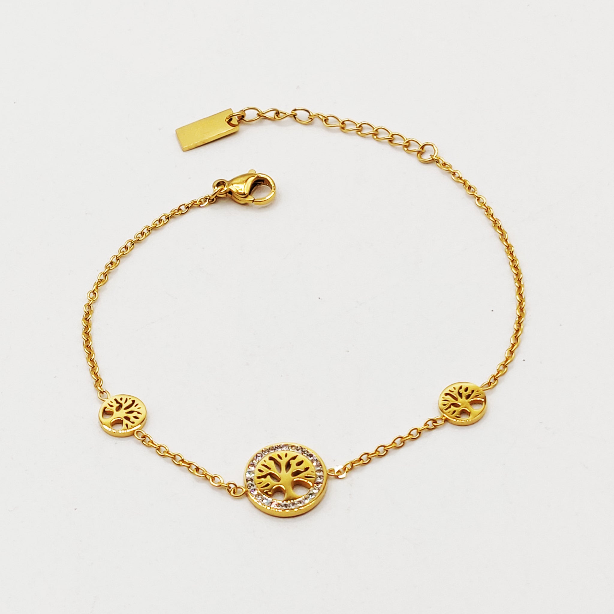 Bracelet Pendentif Eden Cristaux Simple