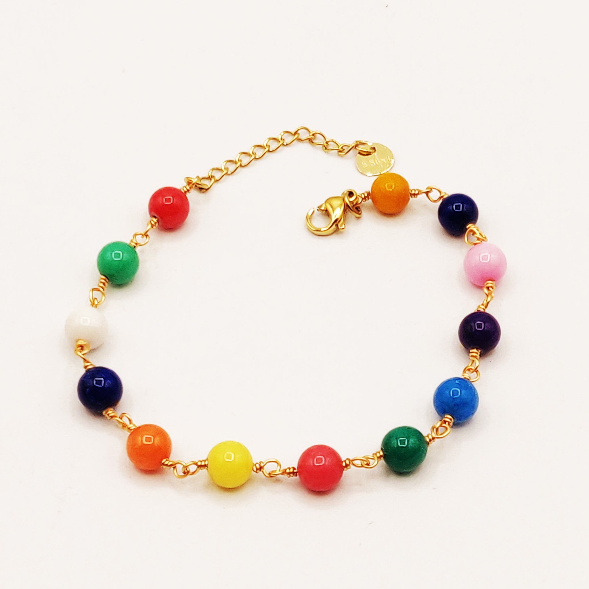 Bracelet Perles Multicolores