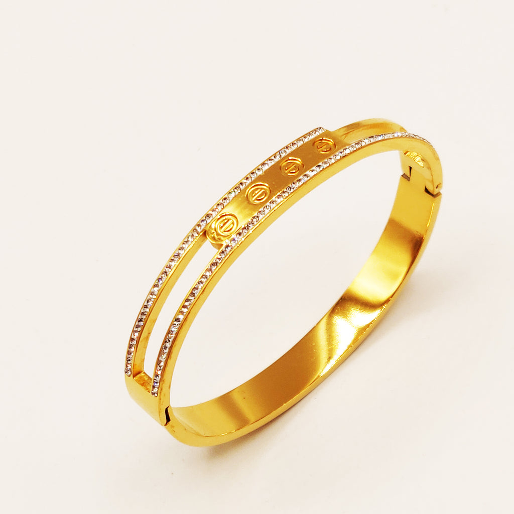 Bracelet Prestige Vis et Lignes Cristaux