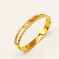 Bracelet Prestige Vis et Lignes Cristaux