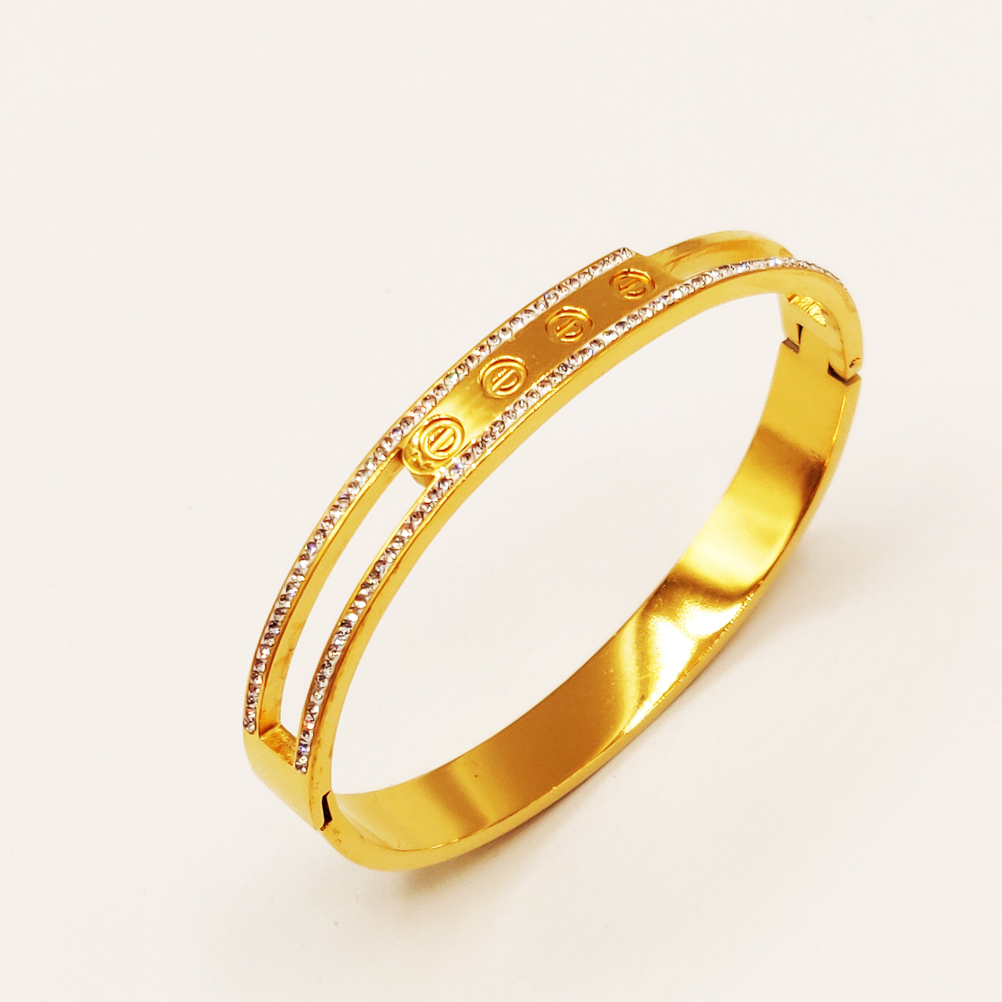Bracelet Prestige Vis et Lignes Cristaux