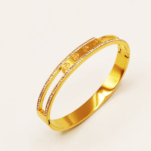Bracelet Prestige Vis et Lignes Cristaux