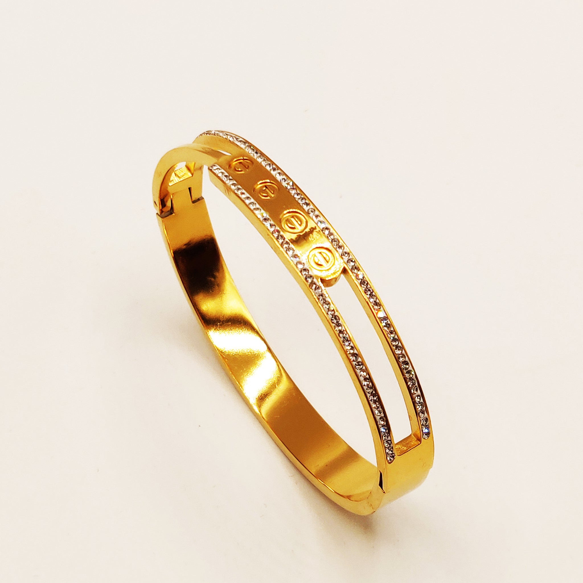 Bracelet Prestige Vis et Lignes Cristaux