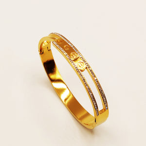 Bracelet Prestige Vis et Lignes Cristaux