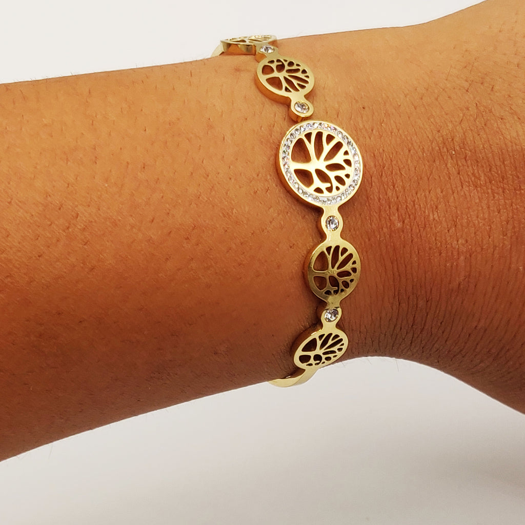 Bracelet Rigide 5 Eden Cristaux