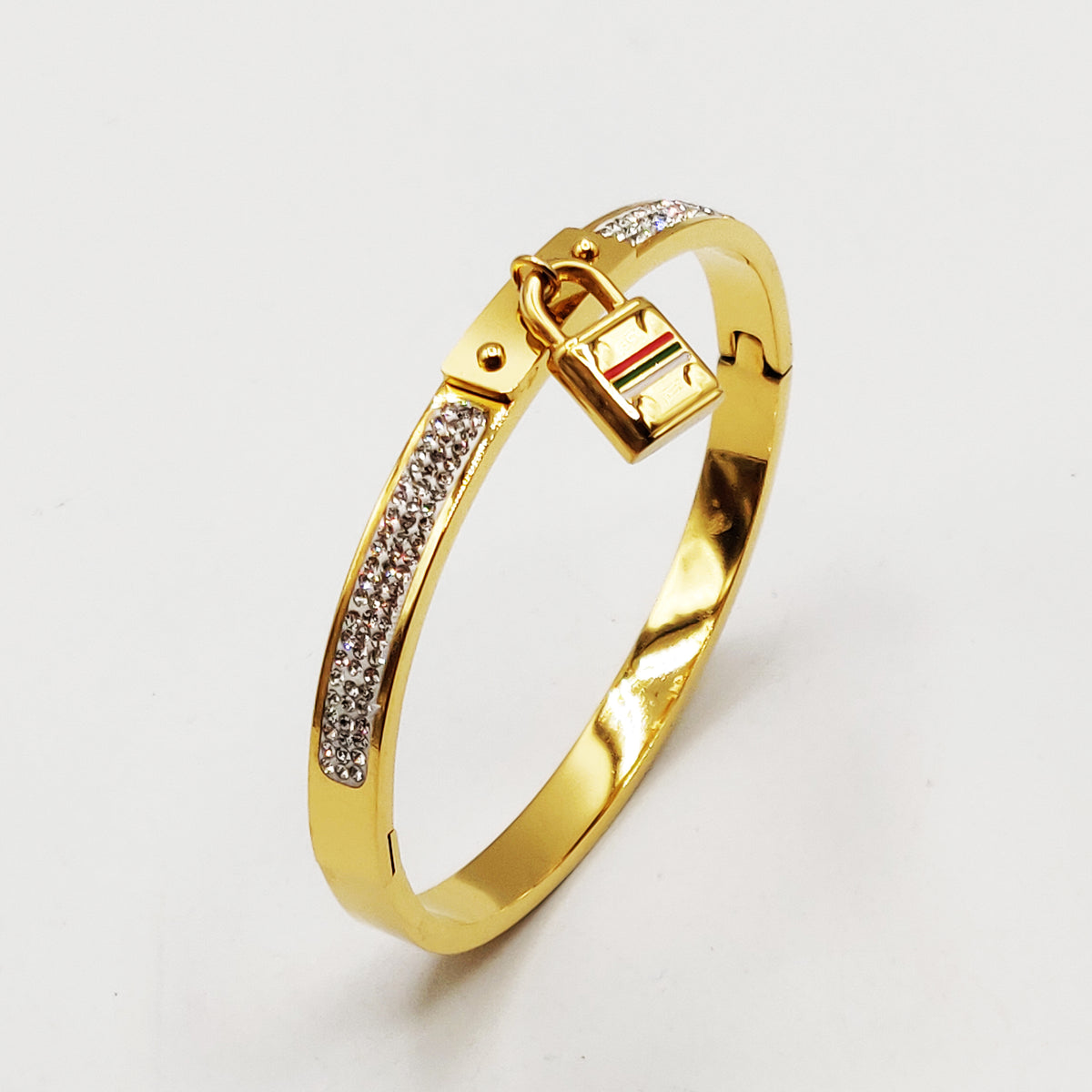Bracelet Rigide Cadenas Tricolore Luxe