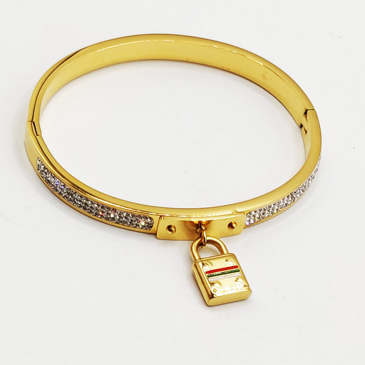 Bracelet Rigide Cadenas Tricolore Luxe