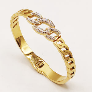Bracelet Rigide Chaîne Maillons Luxe