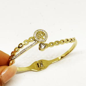 Bracelet Rigide Eden Chaîne Cristaux