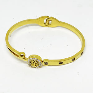 Bracelet Rigide Eden Cristaux et Boule