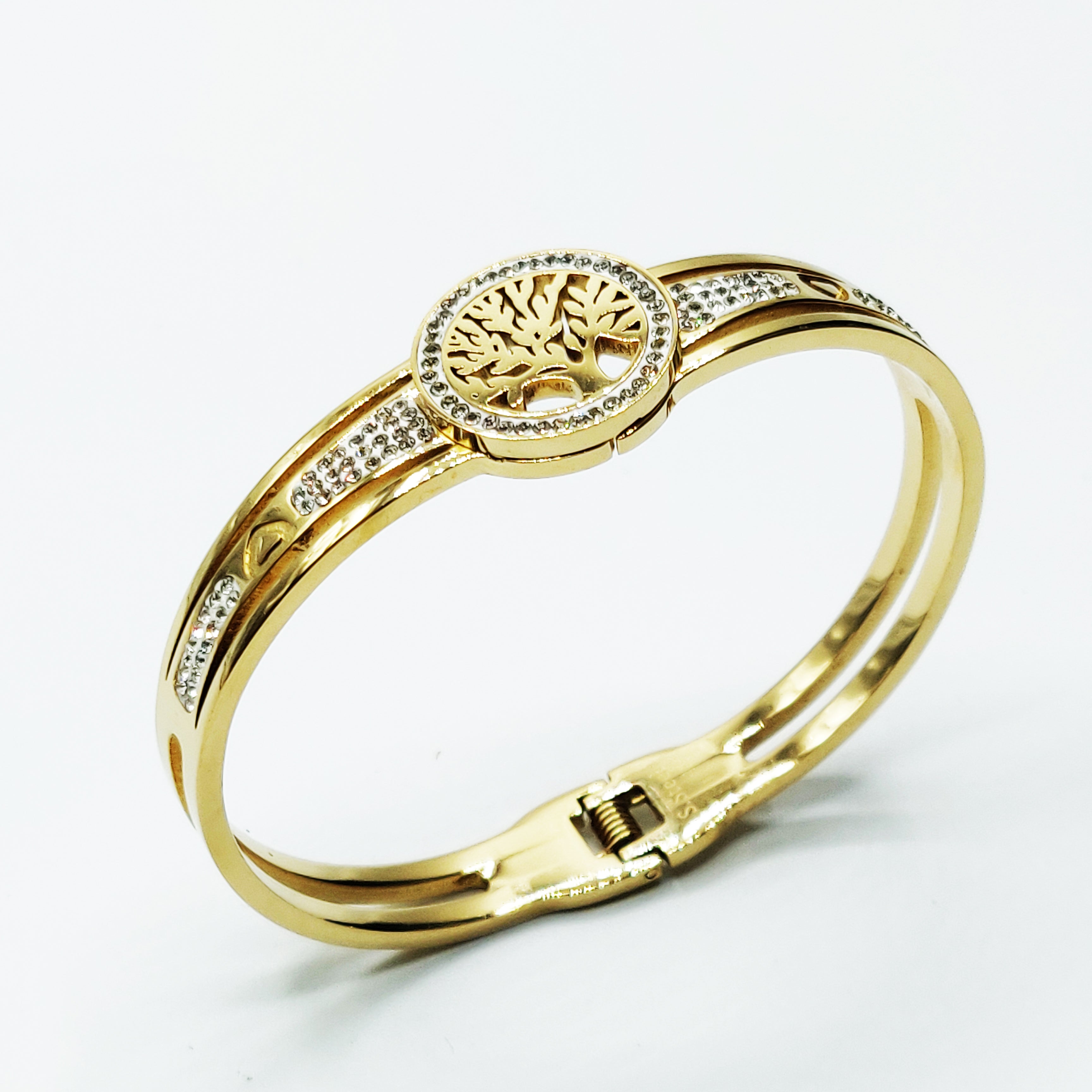 Bracelet Rigide Eden Cristaux Luxe