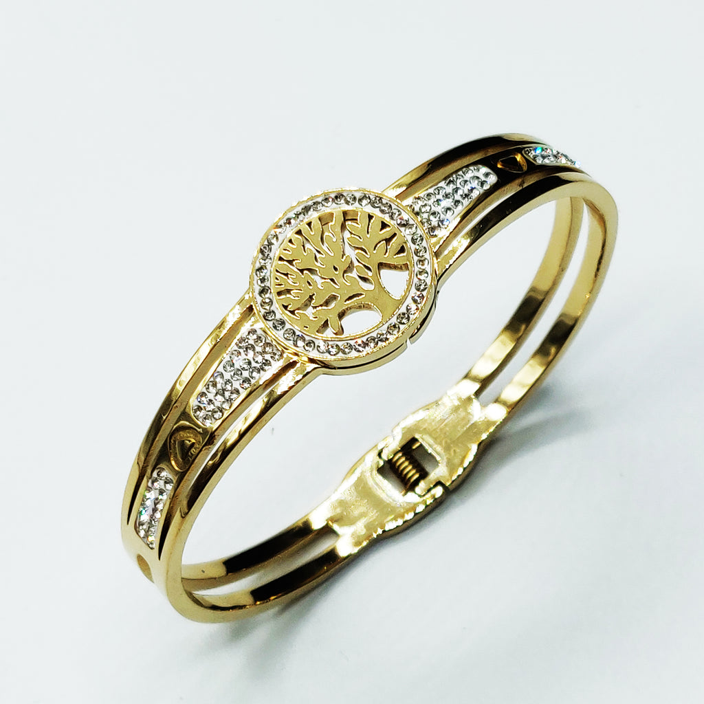 Bracelet Rigide Eden Cristaux Luxe