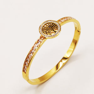 Bracelet Rigide Eden Multi Cristaux Luxe