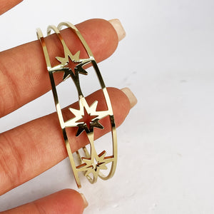 Bracelet Rigide Étoile du Nord