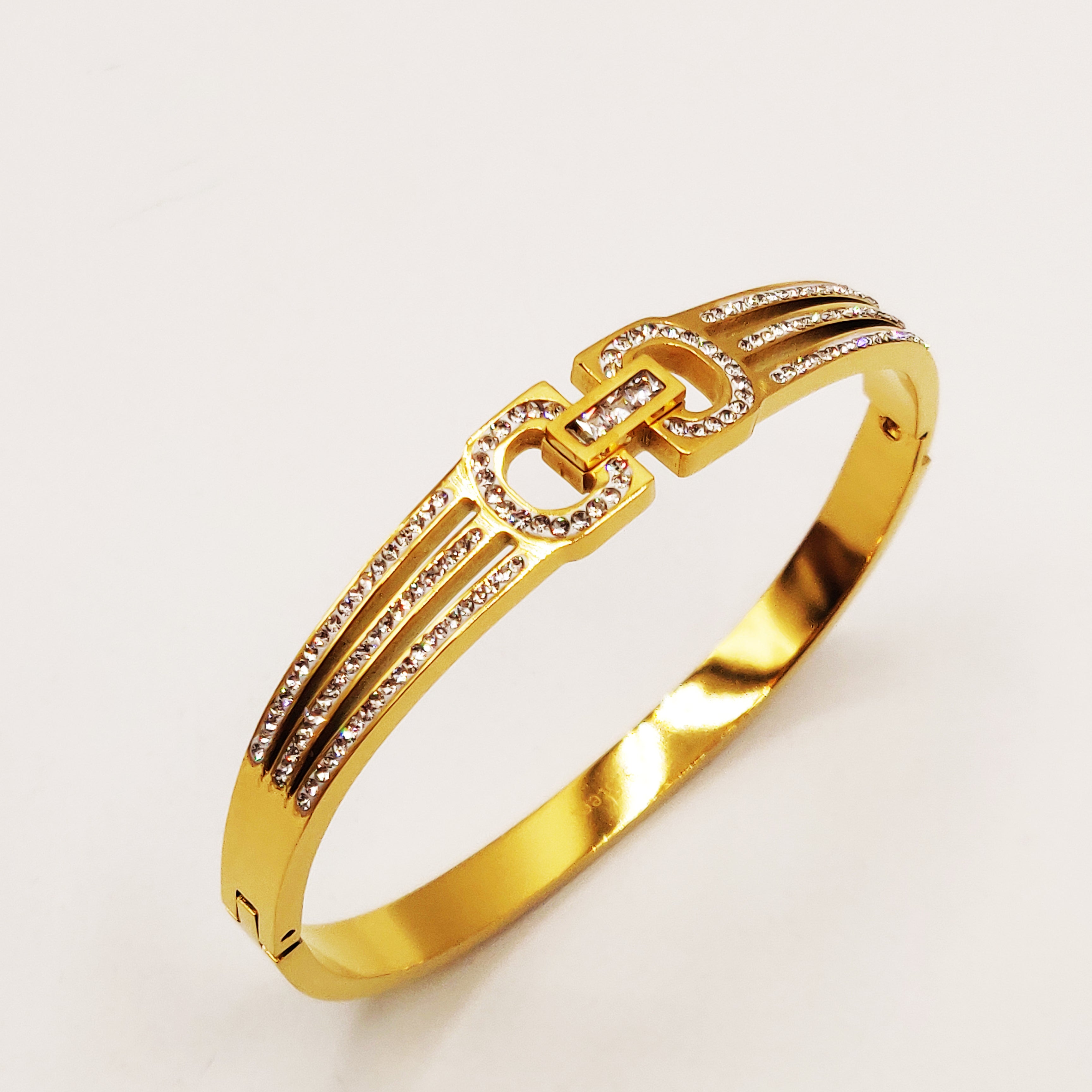Bracelet Rigide GG Luxe Cristaux
