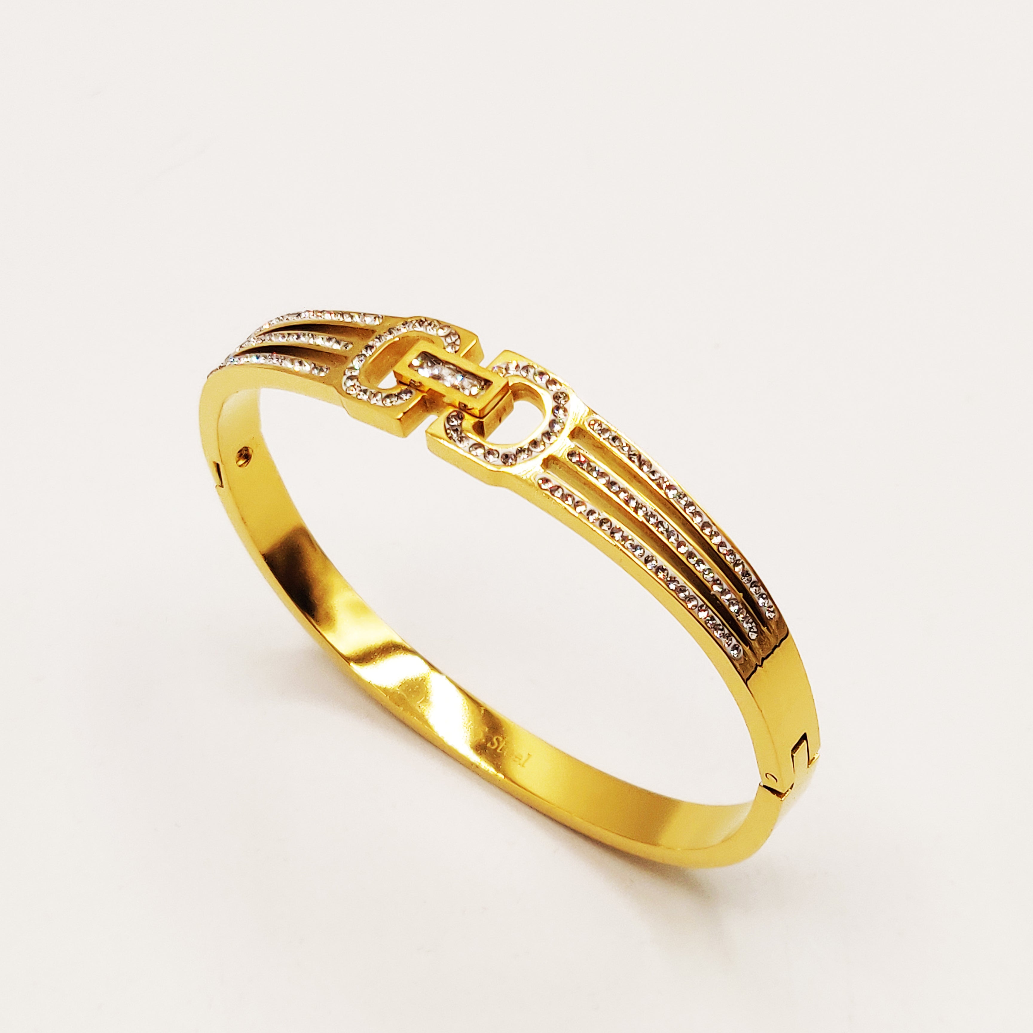 Bracelet Rigide GG Luxe Cristaux