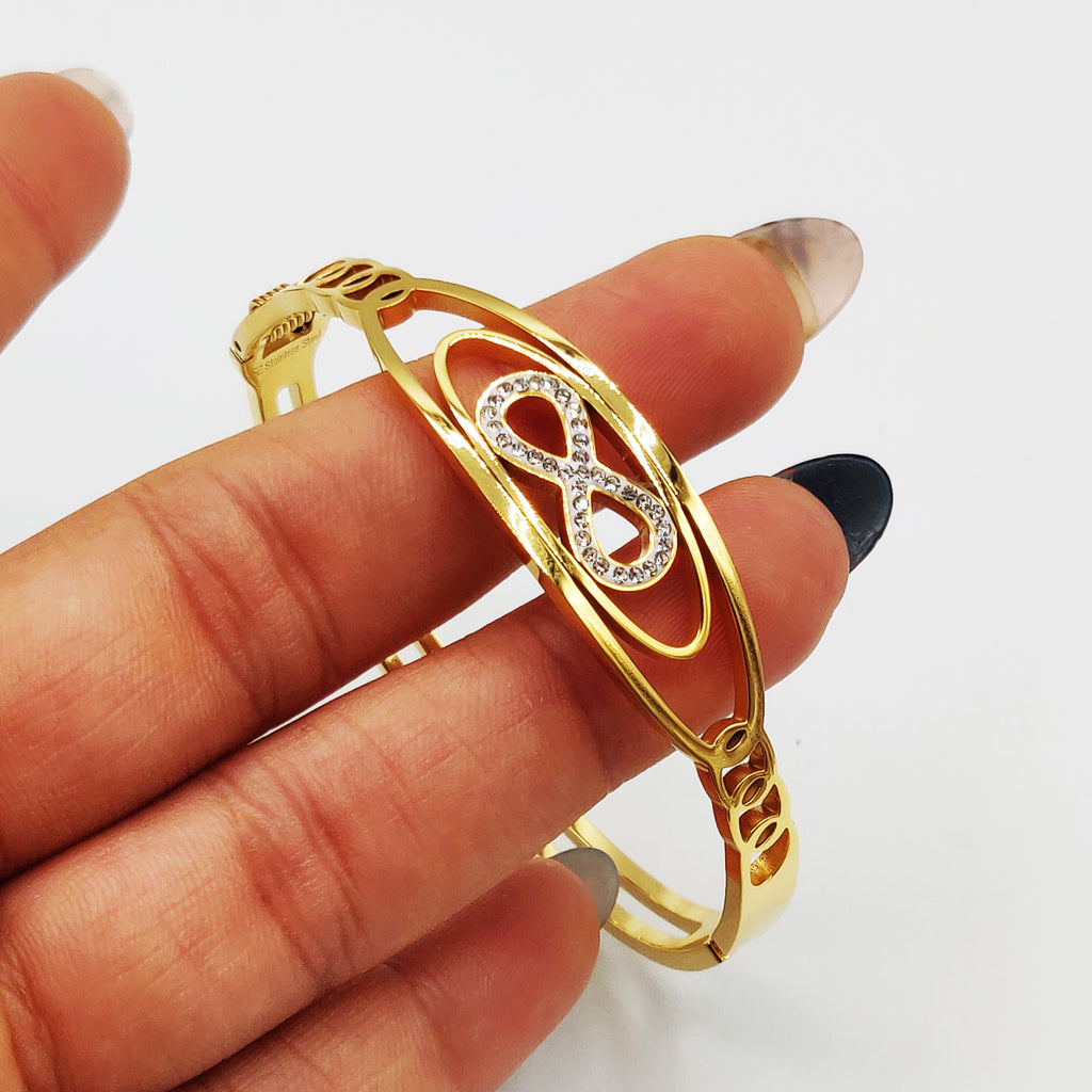 Bracelet Rigide Infinity Luxe