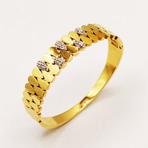 Bracelet Rigide Multi Gouttes Cristaux Luxe