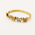 Bracelet Rigide Papillons Cristaux