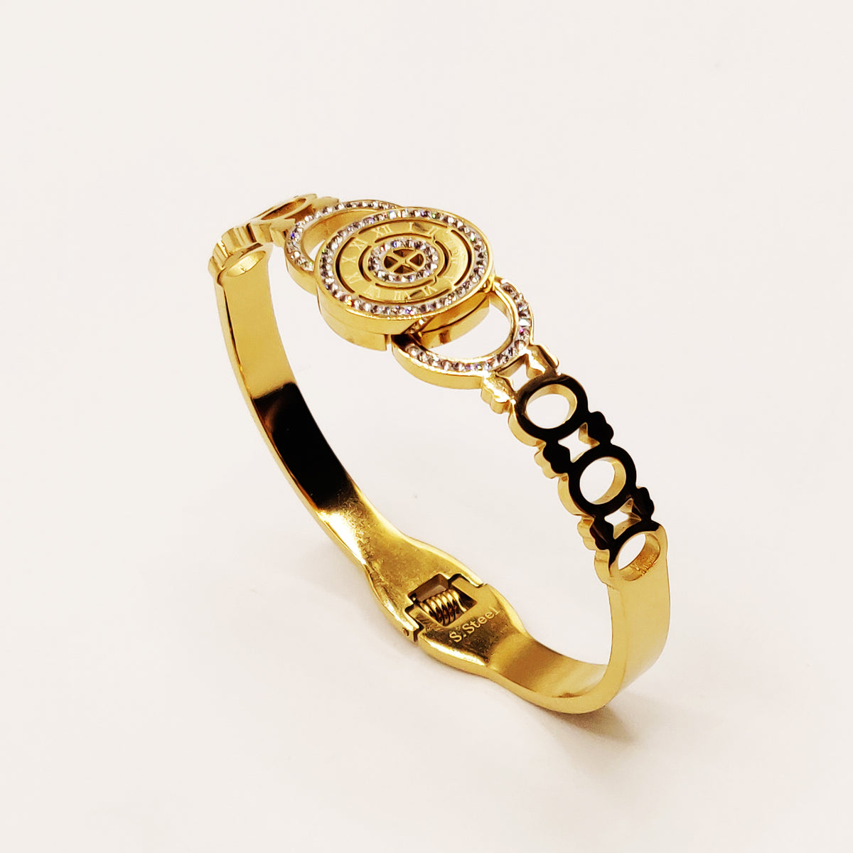 Bracelet Rigide Romain Plus Cristaux