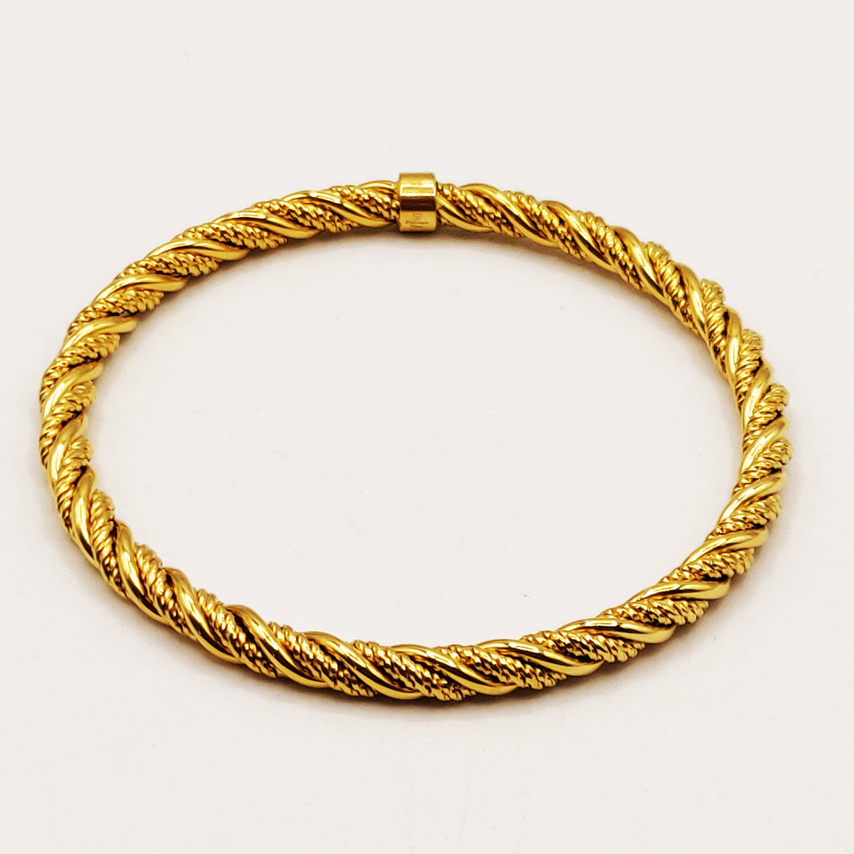 Bracelet Rigide Torsade Luxe