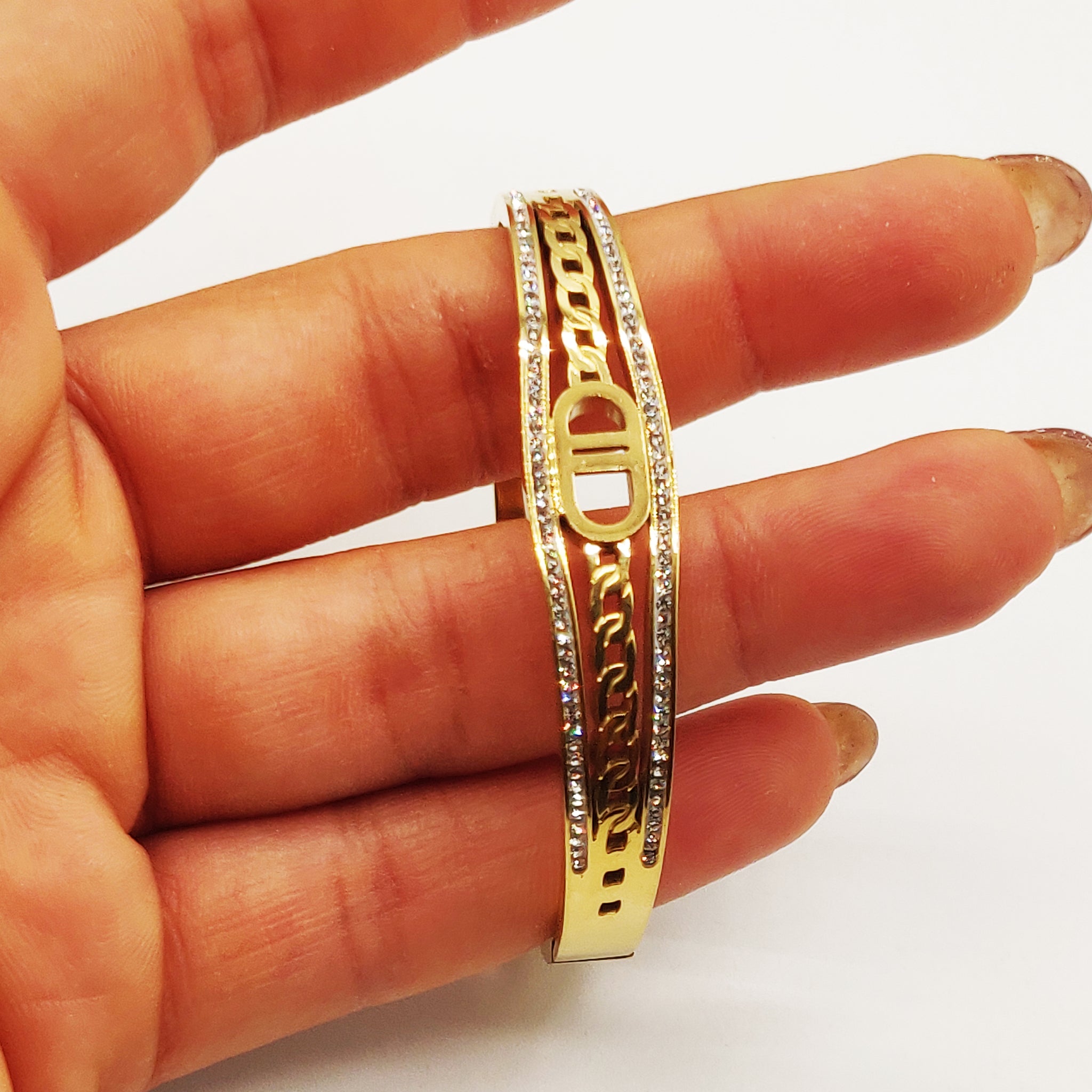 Bracelet Rigide Tresse ᗡD Luxe