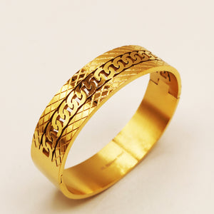 Bracelet Rigide Tresse Large Luxe